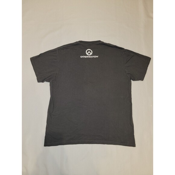 Blizzard Overwatch Shirt Mens Large Distressed Gray With Characters - Picture 3 of 8